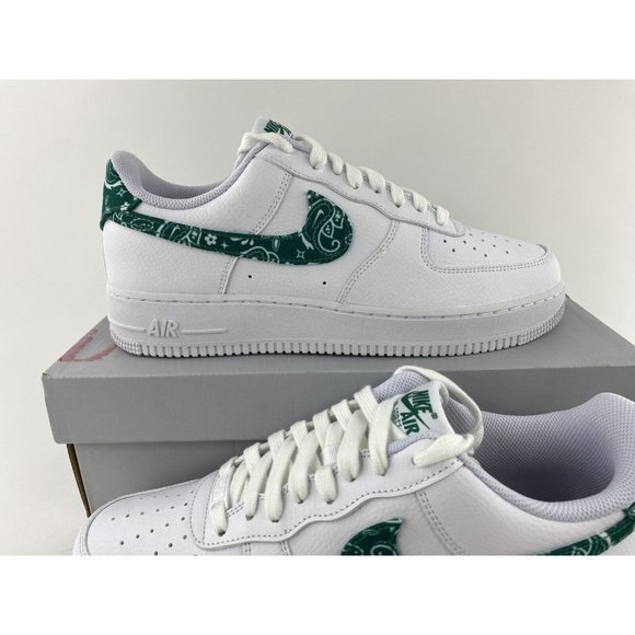 Nike Air Force 1 Low 07 Green Paisley Women's 11.5 / Men's 10 Sneakers B-Grade - Picture 5 of 12